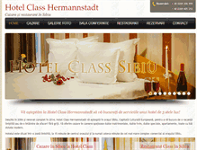 Tablet Screenshot of hotel-class.ro